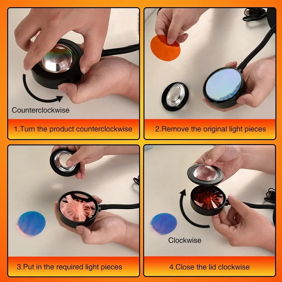 Velyo Magic Sunset Lamp